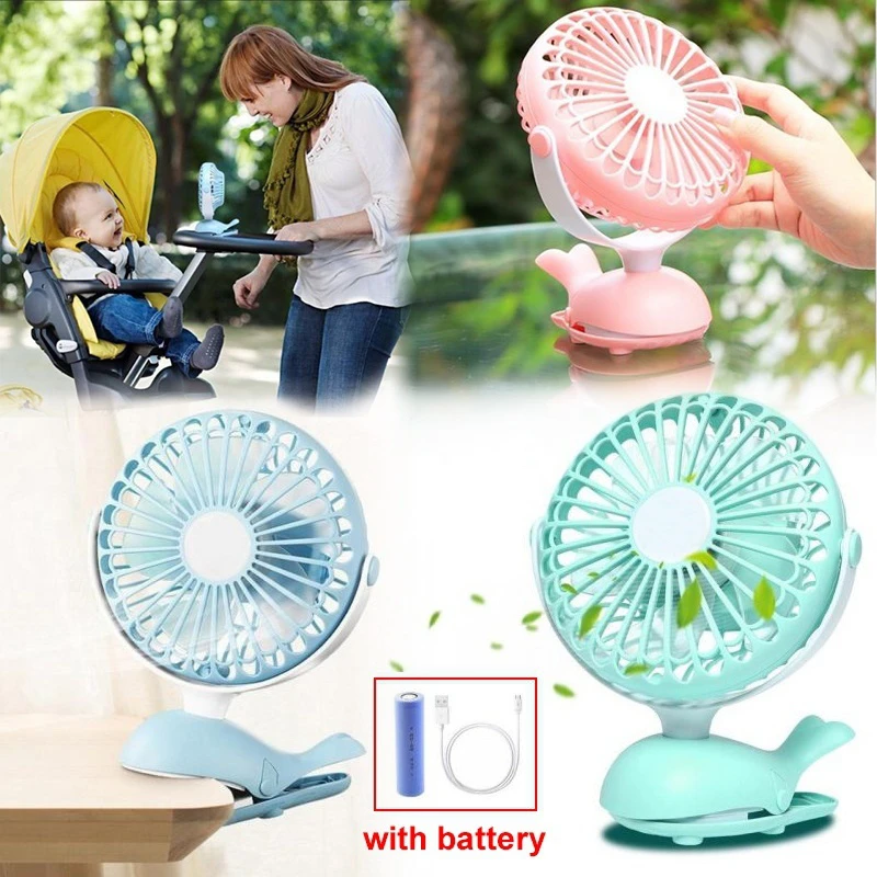 Mini Fan WheelChair Clip on Desk Fan 