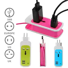 Go2linK, 3 в 1, штепсельная вилка европейского стандарта, 2 порта, сетевой блок питания переменного тока, дорожное USB зарядное устройство, домашнее настенное зарядное устройство, адаптер, розетка, USB слоты, концентратор для рабочего стола