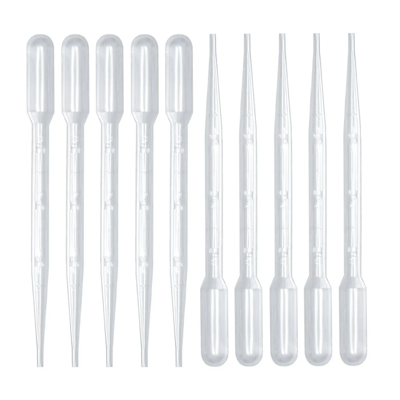 AAAJ-200pcs пластиковые пипетки для переноса 3 мл одноразовые капельницы для эфирных масел