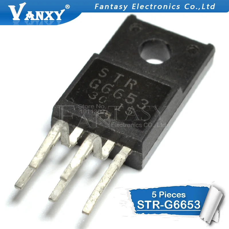 5 шт. STR-G6653 TO220F-5 G6653 TO220F STRG6653 | Электронные компоненты и принадлежности