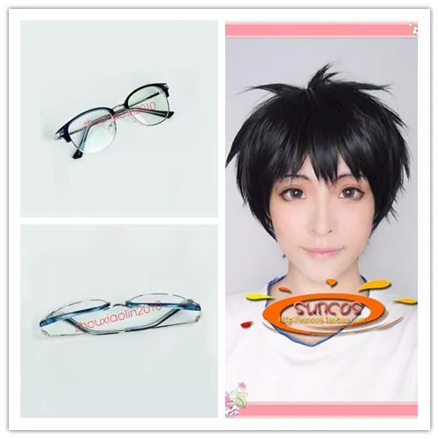 Yuri on Ice костюм кацуки для косплея Yuri! На льду черный короткий Косплей парик +