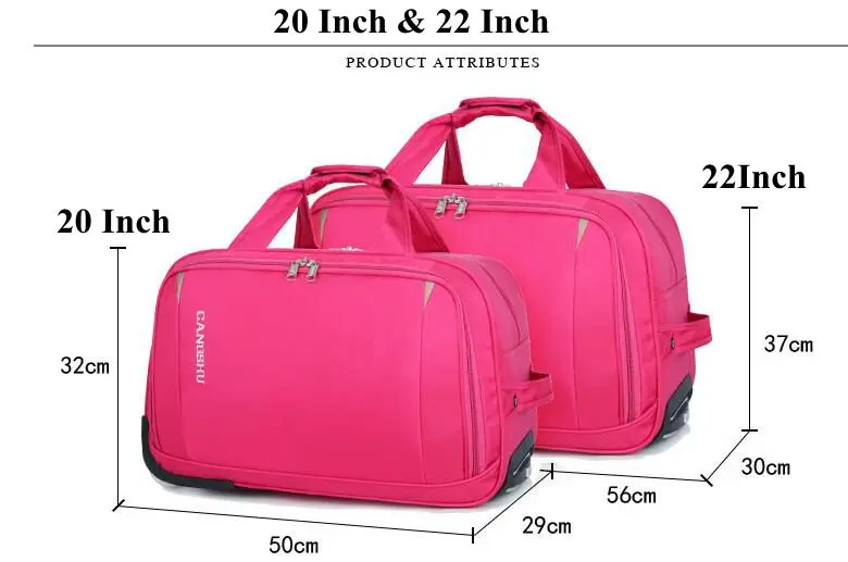 Мужские сумки на колесиках, женские дорожные сумки для багажа, чемодан из материала Оксфорд, Дорожный Чехол на колесиках, деловые дорожные сумки на колесиках