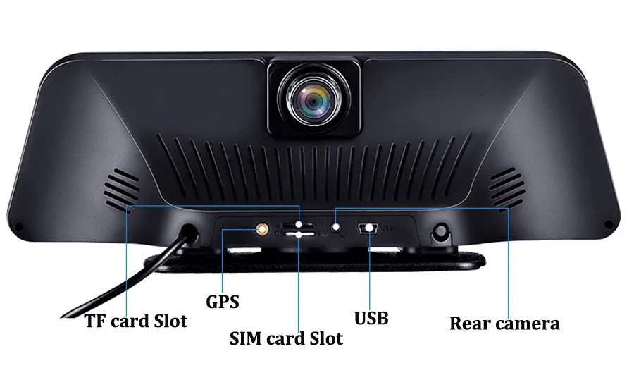 WHEXUNE 10 дюймов 4G ADAS Автомобильный видеорегистратор камера Wifi Android gps навигация 1080P Авто видео регистратор видеорегистратор парковочный монитор