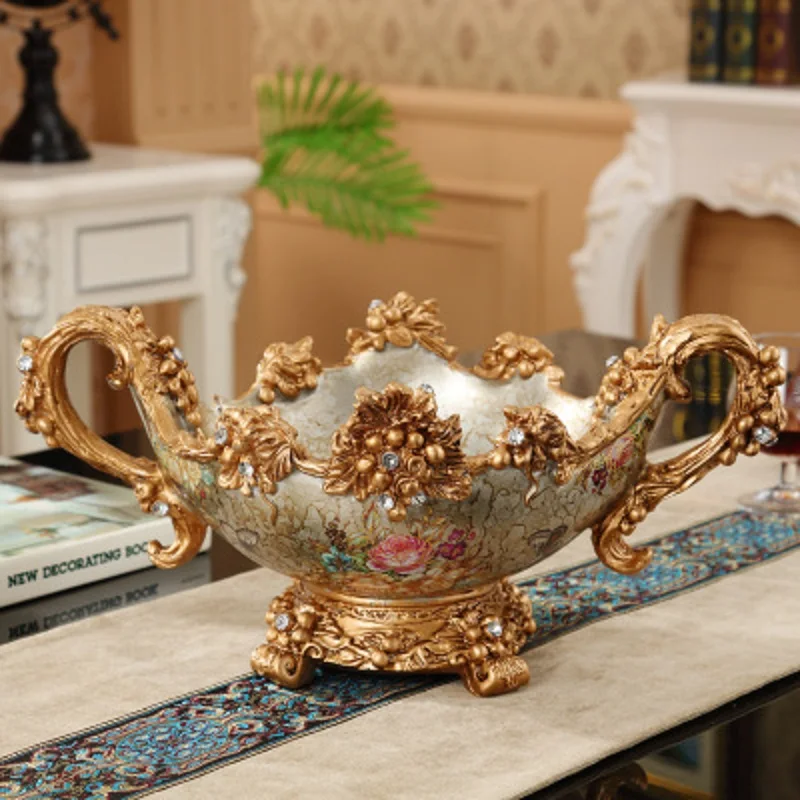 Европейский Декор набор Фруктовая тарелка роскошный Американский современный бытовой гостиной украшение стола