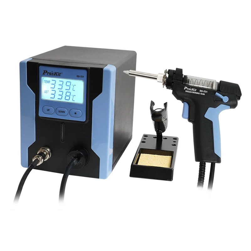 

Pro'sKit SS-331H ESD LCD Digital BGA Desoldering Suction Electric Absorb Gun Electric Vacuum Desoldering Pump Solder Sucker Gun