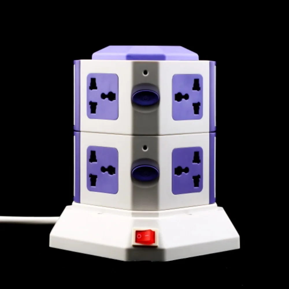 

2.1A 8 Ports Multi-purpose Charging Station Charger Socket Power Switch EU