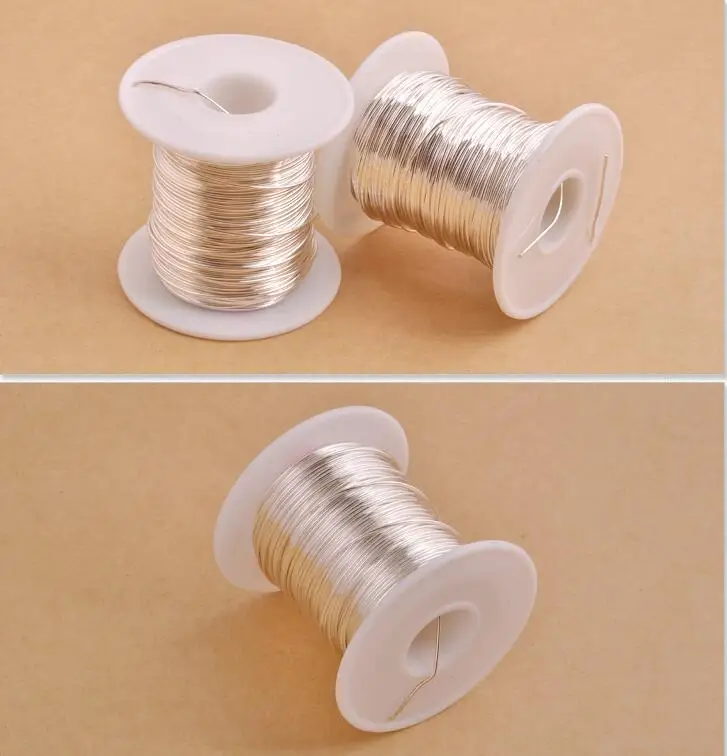 1 Meter 925 sterling silver Wire Line DIY Craft Making Jewelry Cord String Accessories Charm For Making Jewelry