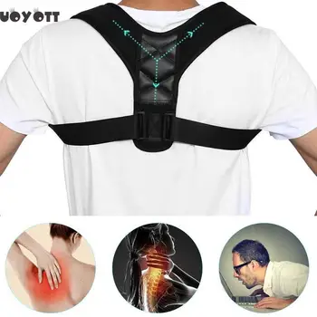 Body Wellness Posture Corrector Clavicle Spine Back Shoulder Lumbar Brace Support Belt Posture Correction Prevents Slouching