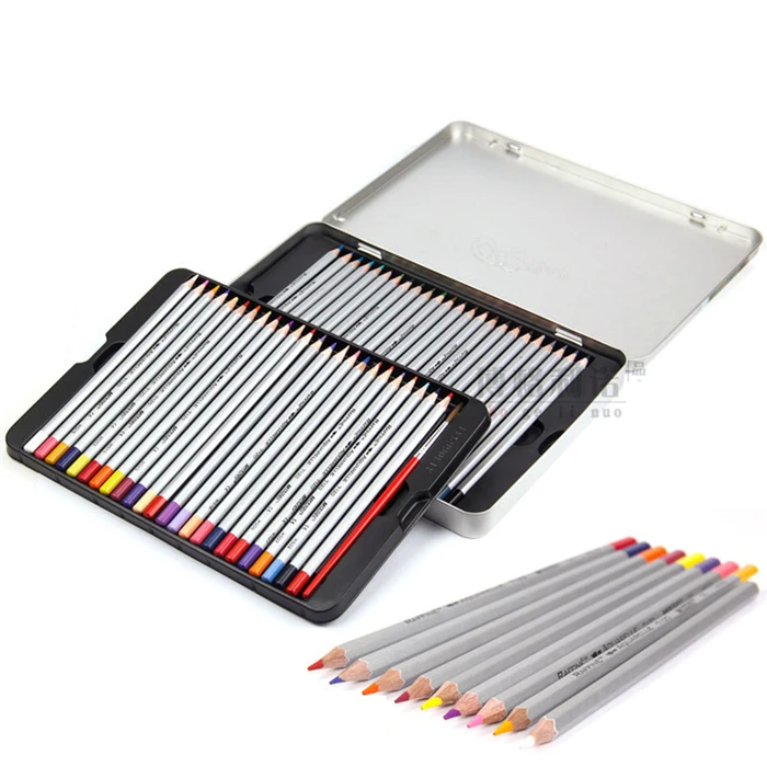 48 Colors/Set Art Set Soluble Pencil High grade Professional Colored