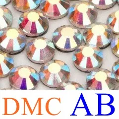 DMC Красный Siam SS6 SS10 SS16 SS20 SS30 разные размеры стеклянные кристаллы горячей фиксации Стразы железные Стразы блестящие DIY Одежда с клеем