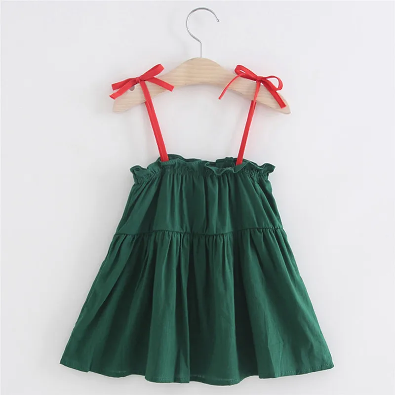 Summer new Toddler Girls Summer Princess Kids Baby Party Wedding Sleeveless Dress fashion cute design  (28)