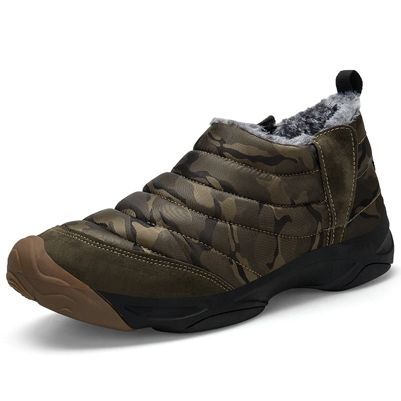 

2019 Men's Winter Snow Boots High Quality Keep Warm Outdoor Walking Shoes Comfortable Non-slip Men Shoes Zapatos Hombre
