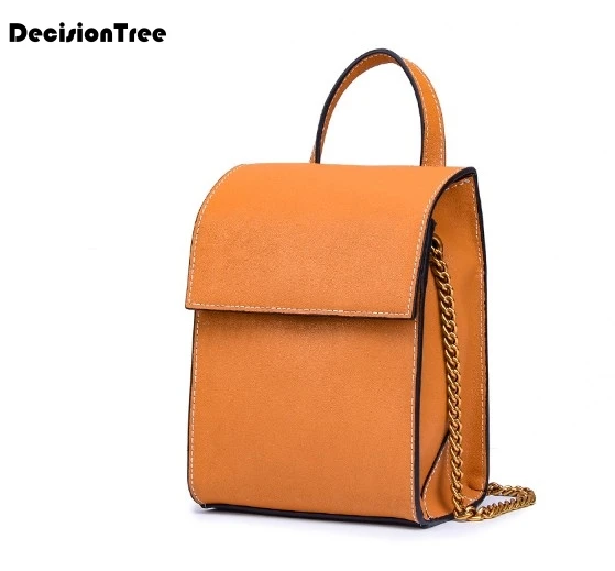 

Brands Women Genuine Leather Europe Style Simple Handbag Female Fashion Designer High Quality Cowhide Chain Shoulder Bags LFB93
