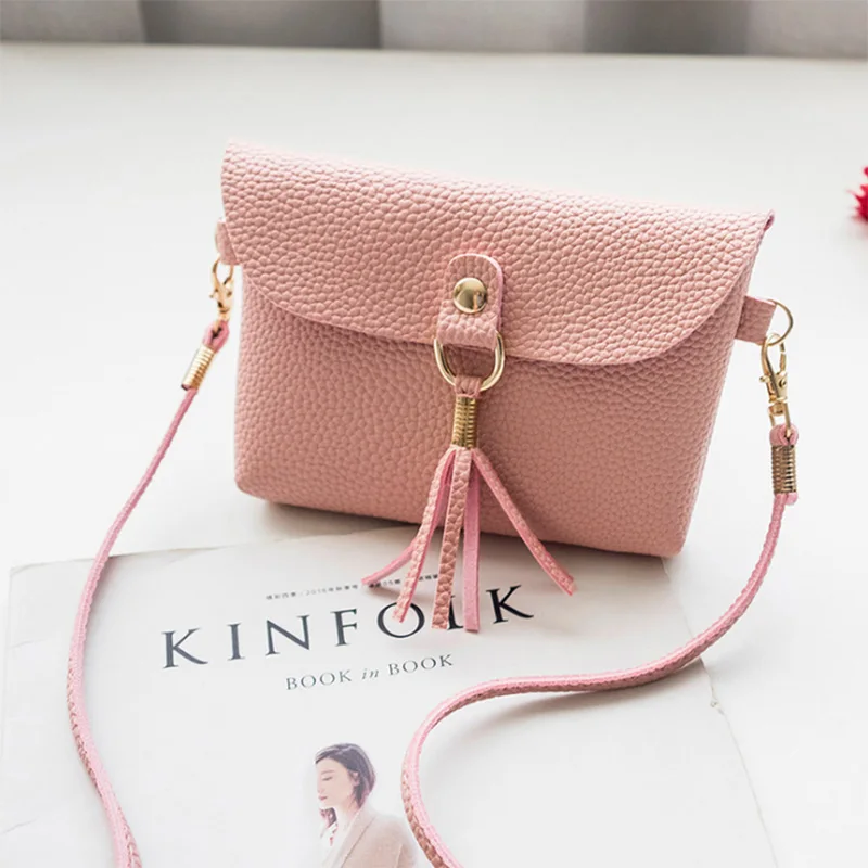 2019 Tassel Bags For Women Girls New Casual Fashion Female Bag Magnetic Buckle Ladies Shoulder Bag Mobile Phone Purse Mini Bolso (8)