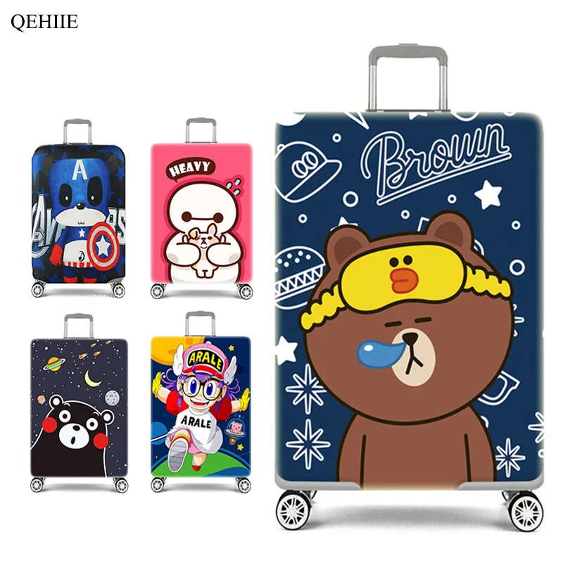 QEHIIE Children Cartoon Suitcase Protective Case 18-32 Inch Travel Suitcase Cover 2018travel organizer Travel Accessories
