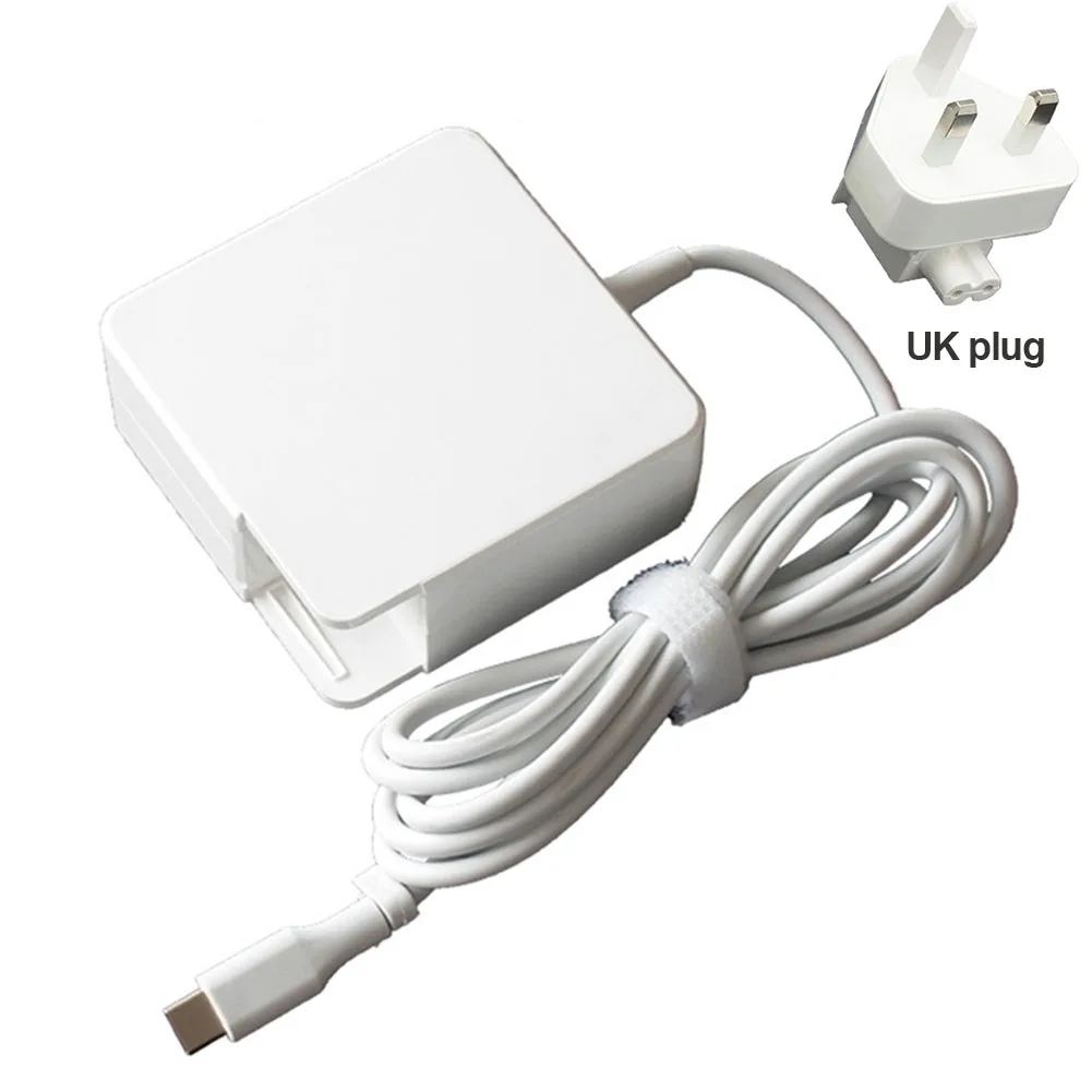 61 W быстрое зарядное устройство Тип ноутбук тип-c Зарядное устройство блок питания розеточного типа, США, Великобритании ЕС штекер USB кабель для передачи данных для адаптер Apple