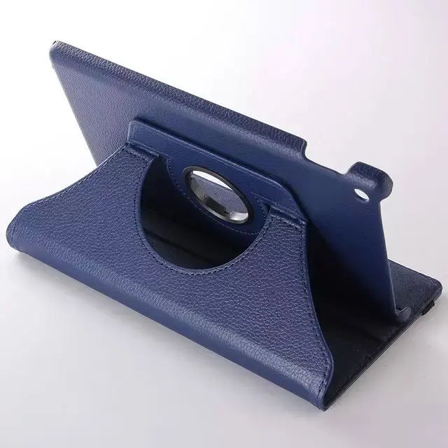 

Rotary 360 Degree Rotating Litchi Flip Stand PU Leather Skin Protective Case Cover For Amazon Kindle Fire HD8 2015 Gen 8" Tablet