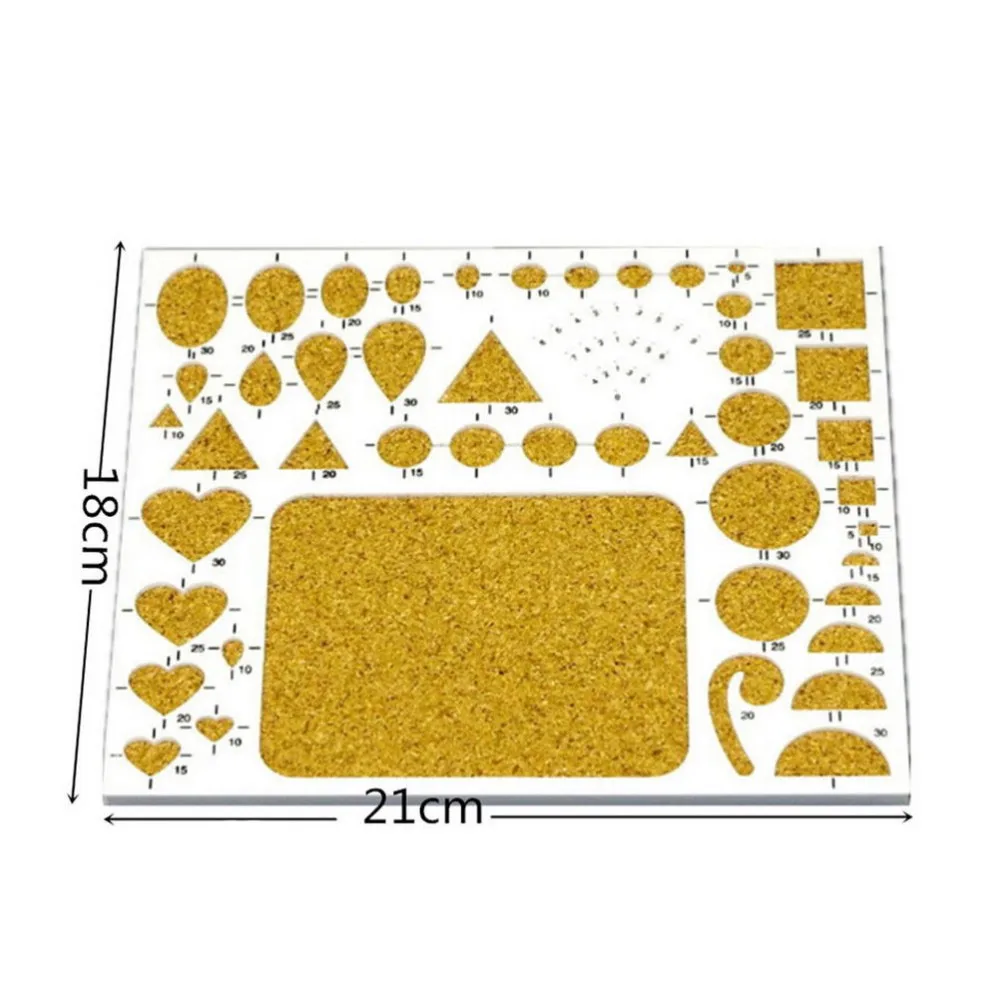 Инструменты для квиллинга бумажный Набор для поделок Бумажная рабочая доска шаблон бумага с прорезями инструмент для поделок