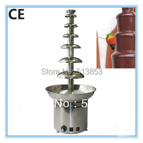 110v 220v Electric 105cm 7 tiers Stainless steel Commercial chocolate fountains for party