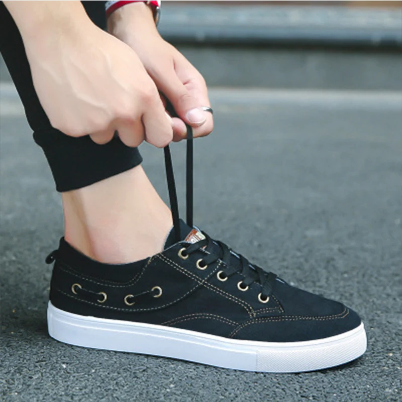 

2019 new men's casual shoes, comfortable canvas breathable men's shoes, men's lightweight flat shoes women's shoes