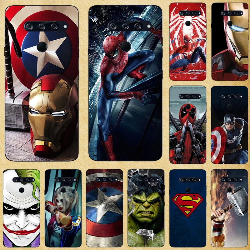 Чехол для телефона Super Hero чехол-накладка LG V50 V40 V30 V20 ThinQ задняя крышка K8 2018 K9 Аристо