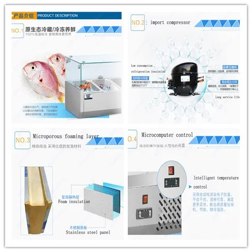 Хорошая отделка из нержавеющей стали Прямое охлаждение системы Холодильный Настольный/салатный бар настольная подставка шкаф на продажу