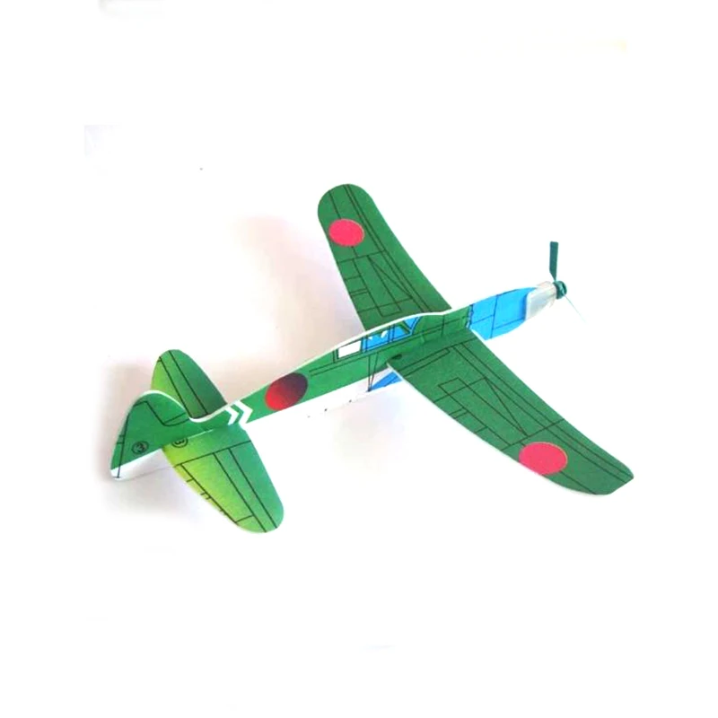 

12Pcs New DIY Hand Throw Glider Aircraft Model Child Outdoor Toys Foam