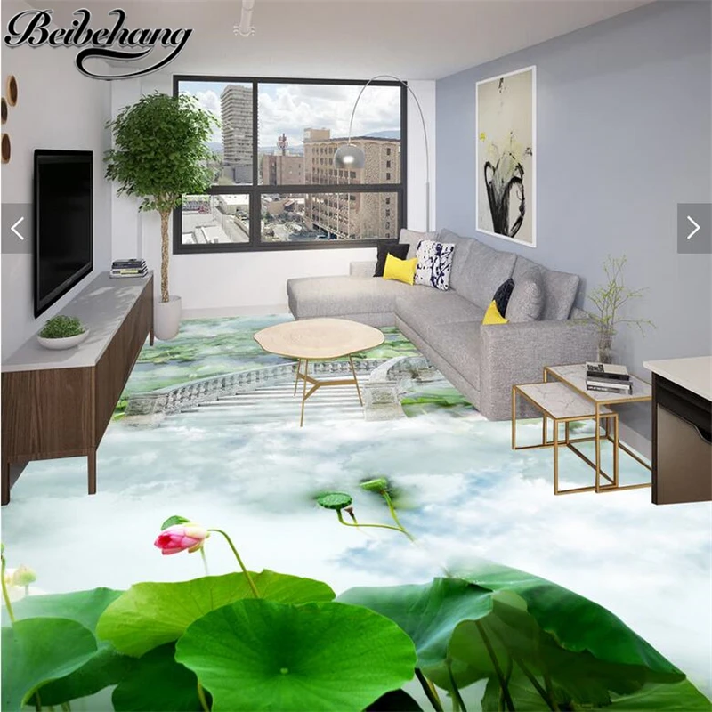 beibehang Custom photo pvc self adhesive wallpaper 3d living room