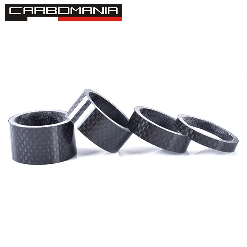 

2016 Carbon ring 1 1/8" Full Carbon Fibre 3k glossy Spacer Headset Fork Washer 5mm 10mm 15mm 20mm 4pcs/set bicycle parts