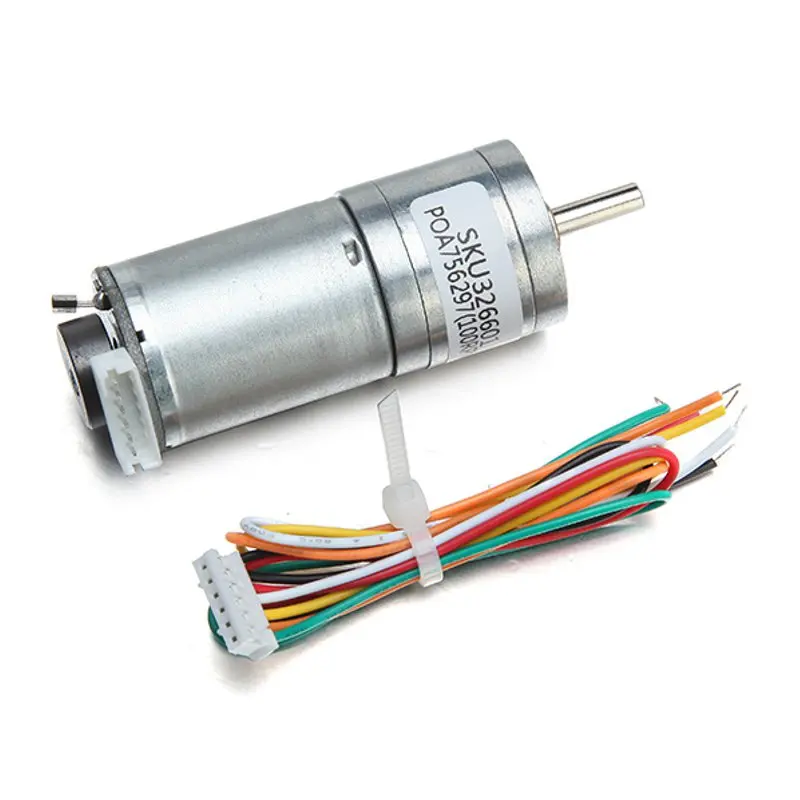 

6V 100/210/300RPM Encoder Motor DC Gear Motor Best Price