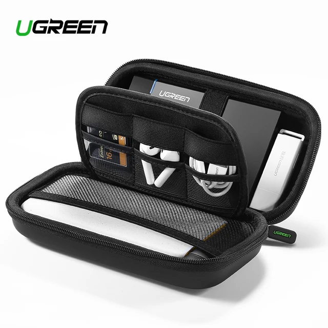 Best Price Ugreen Power Bank Case Hard Case Box for 2.5 Hard Drive Disk USB Cable External Storage Carrying SSD HDD Case Best Price Ugreen Power Bank Case Hard Case Box for 2.5 Hard Drive Disk USB Cable External Storage Carrying SSD HDD Case