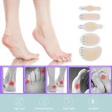 5 шт., гелевые наклейки для обуви, облегчающие боли, мозолей, фрикционные пятна, пятки, мягкие Гидроколлоидные подушечки для ежедневного использования