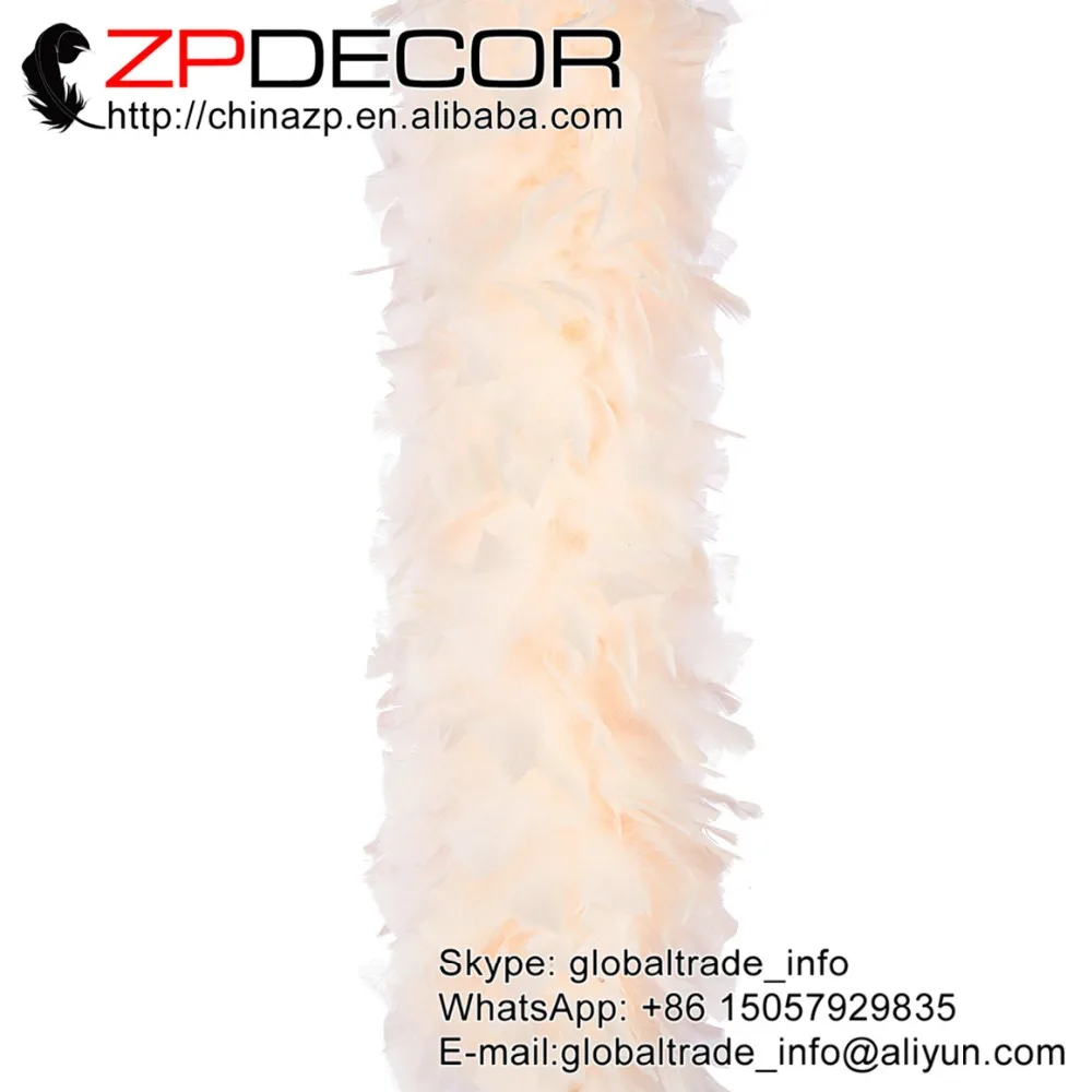 Peach 150 Gram Turkey Feather Boas - Turkey Ruff - Wedding - Bride's Maids - Mother of the Bride - Birthdays - Mother's Day - Gifts - Prom (3)