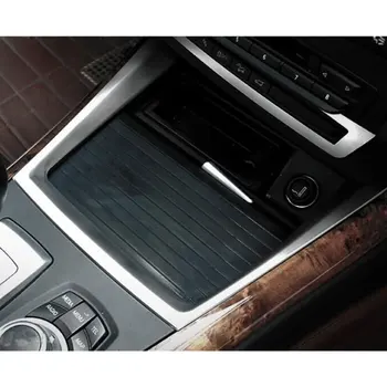 

Car Interior Stainless Steel Water Cup Holder Decorate Cover Trim Frame Decal Fit For BMW X5 E70 2008-2013 Car Styling Accessory