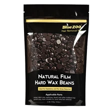 BlueZOO, 250 г, для депиляции, горячая пленка, твердый воск, бобы, гранулы, для восковой депиляции, бикини, для удаления волос, воск для тела, волосы без бумаги, восковые бобы