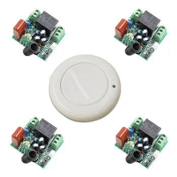 

220V 1CH Wireless Remote Light Switch Radio Control on/off Wireless Relay Receiver Witch Transmitter Learning Code