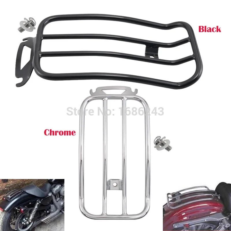 Two Color Solo Seat Rear Fender Luggage Rack For Harley Electra Road Glide 98-08 Two Color Solo Seat Rear Fender Luggage Rack For Harley Electra Road Glide 98-08