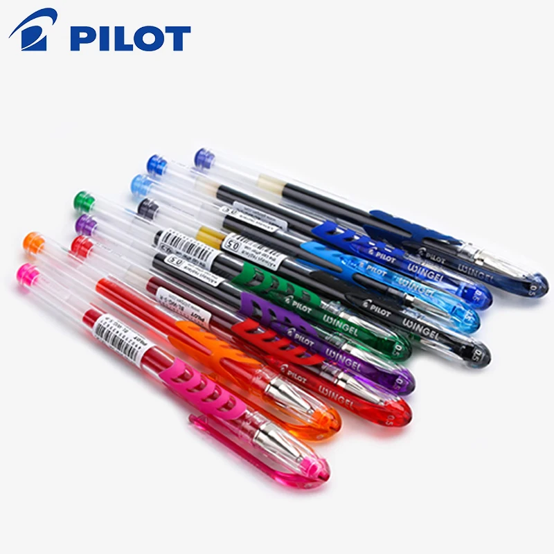 6 шт./лот Japan Pilot park C | Раздвижная ручка WINGEL Цветная нейтральная 0 38 мм/0 5 мм|pens 0.38mm|pilot