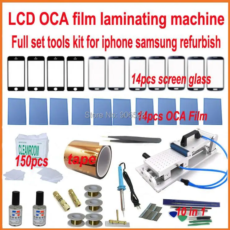 

30 in 1 Universal OCA Lamination Machine for iphone 6 plus Polarizing Film Protective Film Laminating Machine