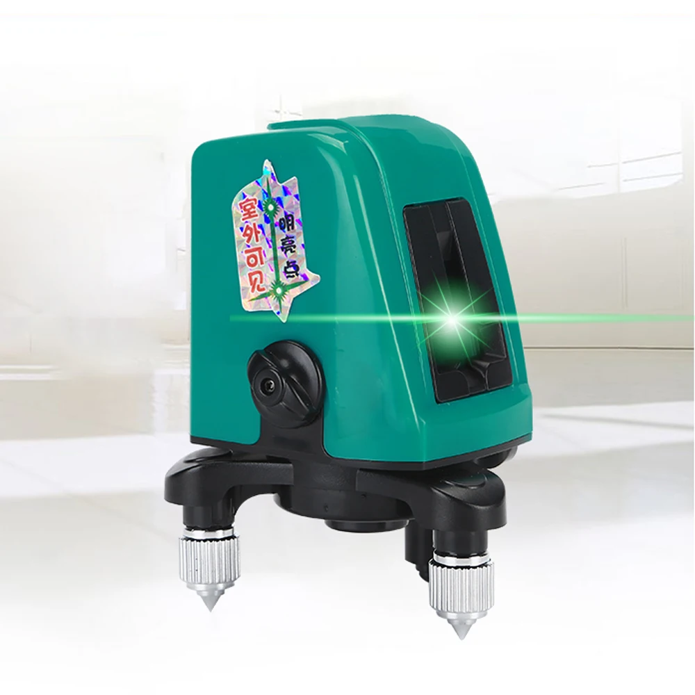 

360 Degree Self-leveling Laser Line 2 Line 1 Dot Horizonatal Vertical Mini Portable Green Line Laser Level