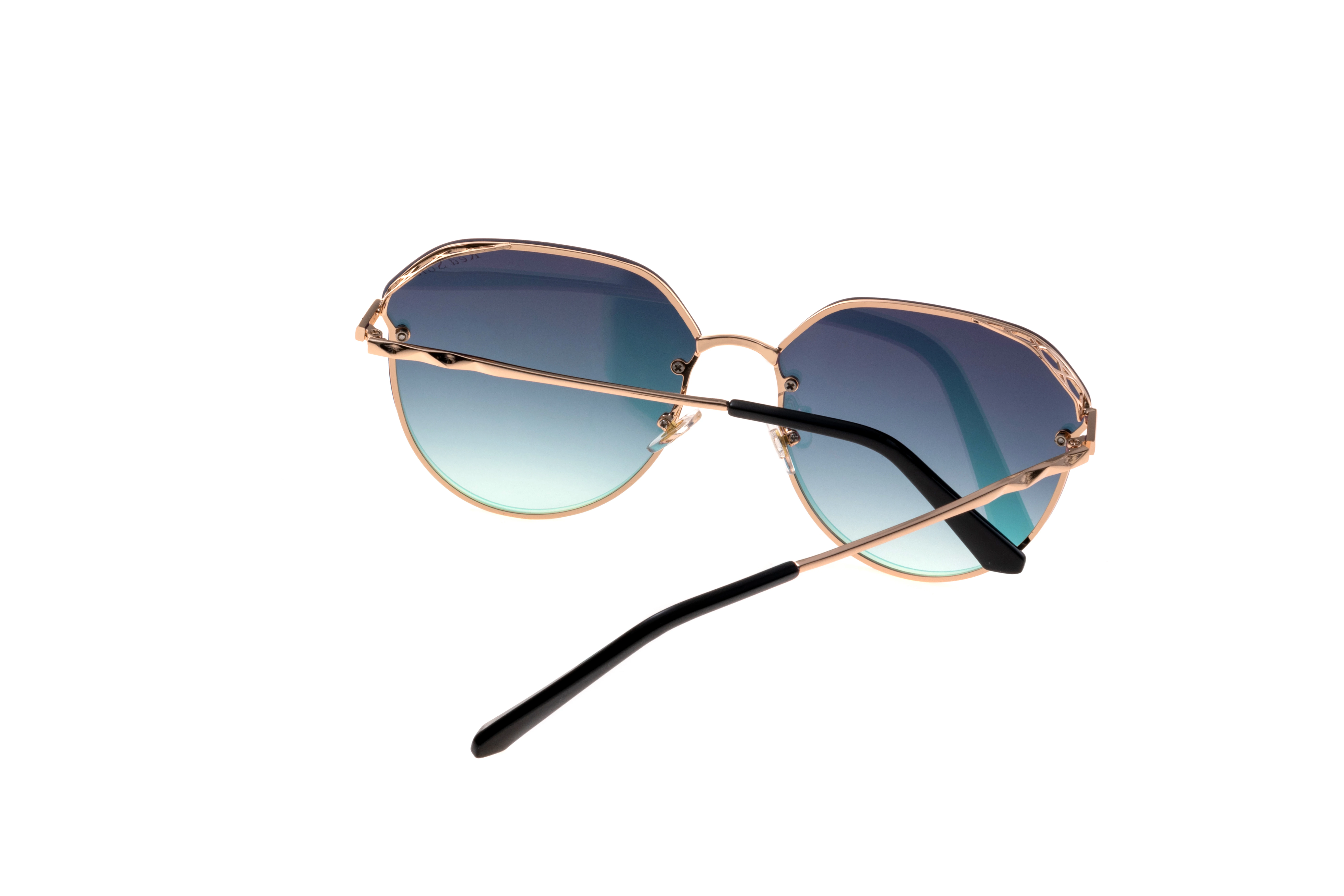 Red Son Discolored Polarized sunglasses Women  coating gradient lens Brand Designer Alloy Big fream UV400 Classic eyewear