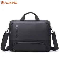 Aoking Новая мужская сумка портфель мужской ноутбук портативный деловой портфель для мужчин t атташе чехол большой емкости сумка на плечо