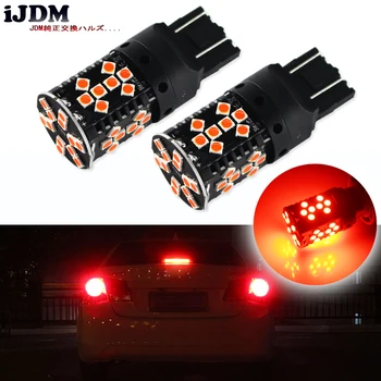 

iJDM Car Tail Lights 7443 LED Canbus Error Free Brilliant Red W21/5W T20 LED Replacement Bulbs For Car Brake/Tail Lig Parking