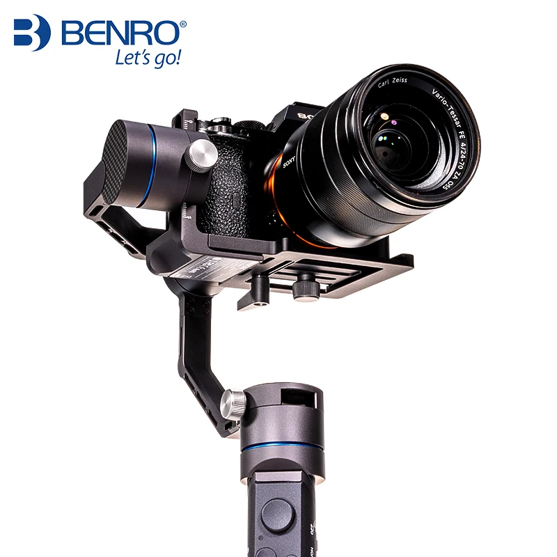 

Benro R1 Professional Handheld 3-axis stabilizer for camera and mobile phone Gimbal anti-shake Multifunction Stabilizer