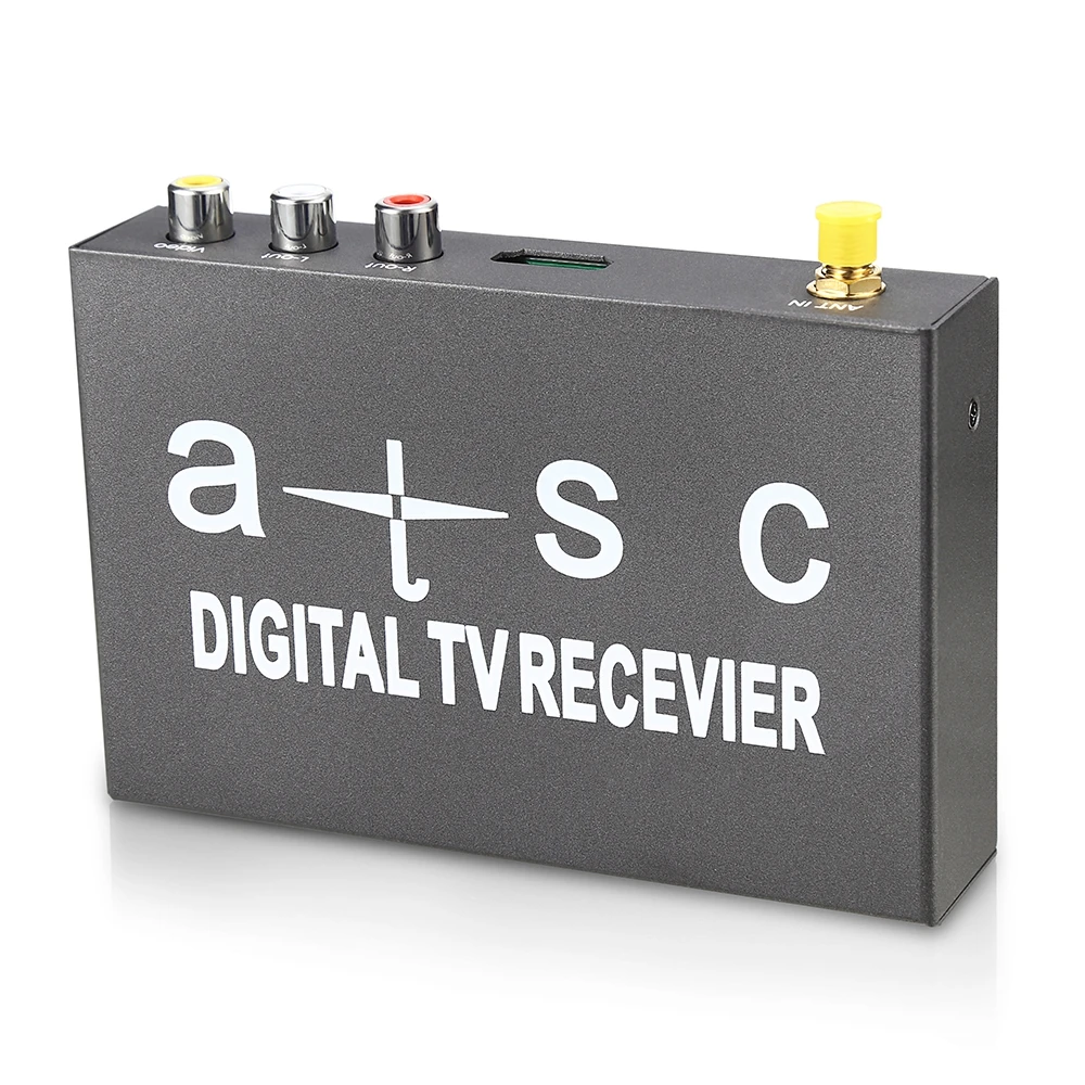 

Car HD / SD ATSC Mobile Digital TV Box Receiver High Speed Strong Signal TV Tuner broadcast video music Antenna Remote Control