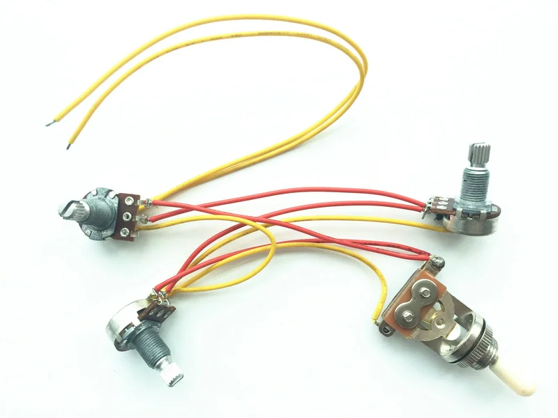 Prewired potentiometer Wiring Circuit wiyh 3 Way Toggle Switch for