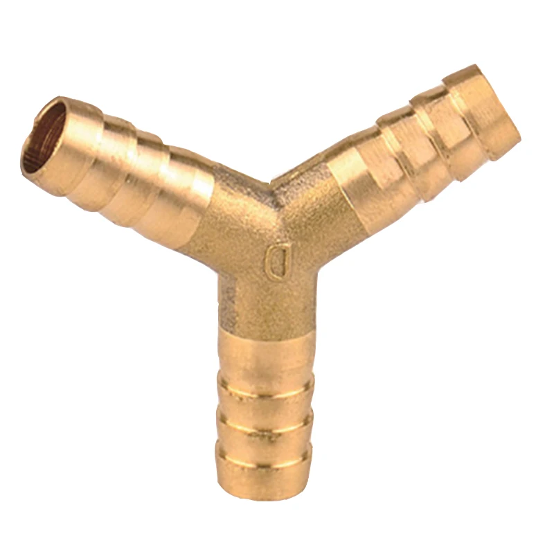 

Y Type 1/8"1/4"3/8"1/2" Y Pipe Fitting 6 8 10 12 14 16 19 25mm Barb Hose Tail Reducer Fitting Multi Size Copper quick coupling