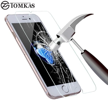 

Tempered Glass for iPhone 7 6 6S Plus 8 Plus X Explosion-Proof Screen Protector For iPhone 5 5S SE 5C 4S Glass Protective Film