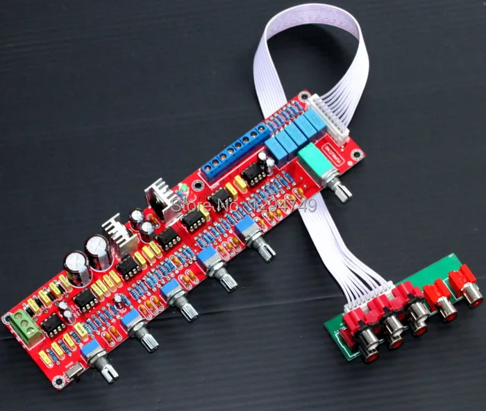 Home Mini Amplifier PCB NE5532 HIFI 5.1 Volume Tone Control Board