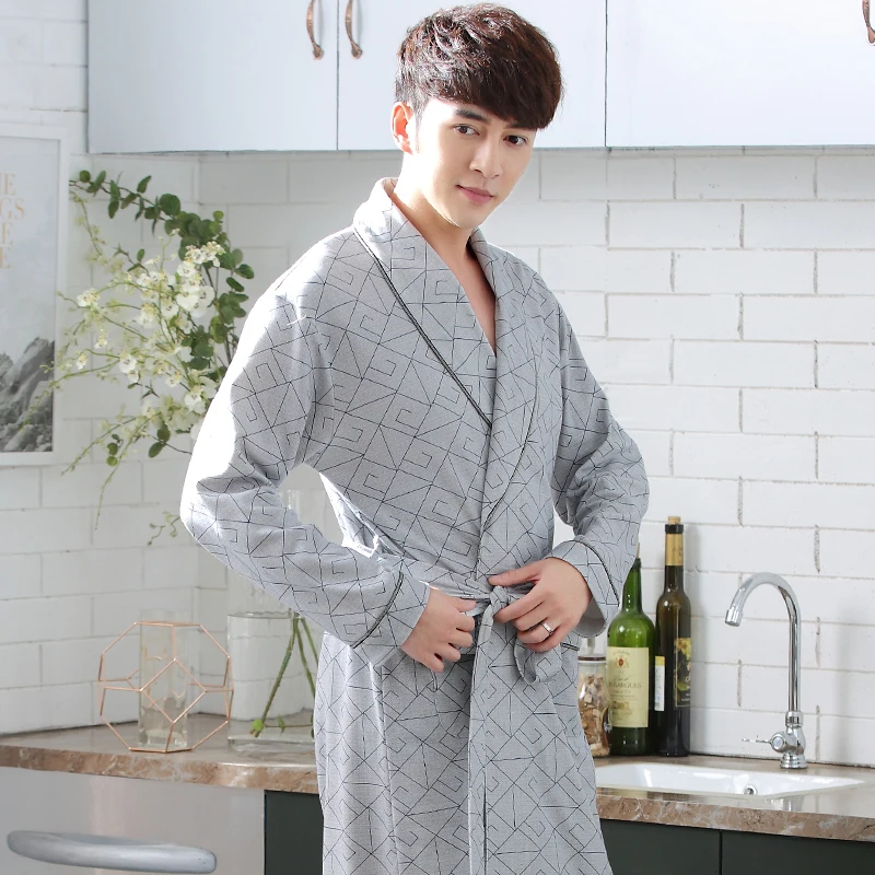Зима осень толстый хлопок для мужчин's ванной халаты мужчин's Домашняя одежда мужской пижамы для отдыха китайский кимоно мужчин
